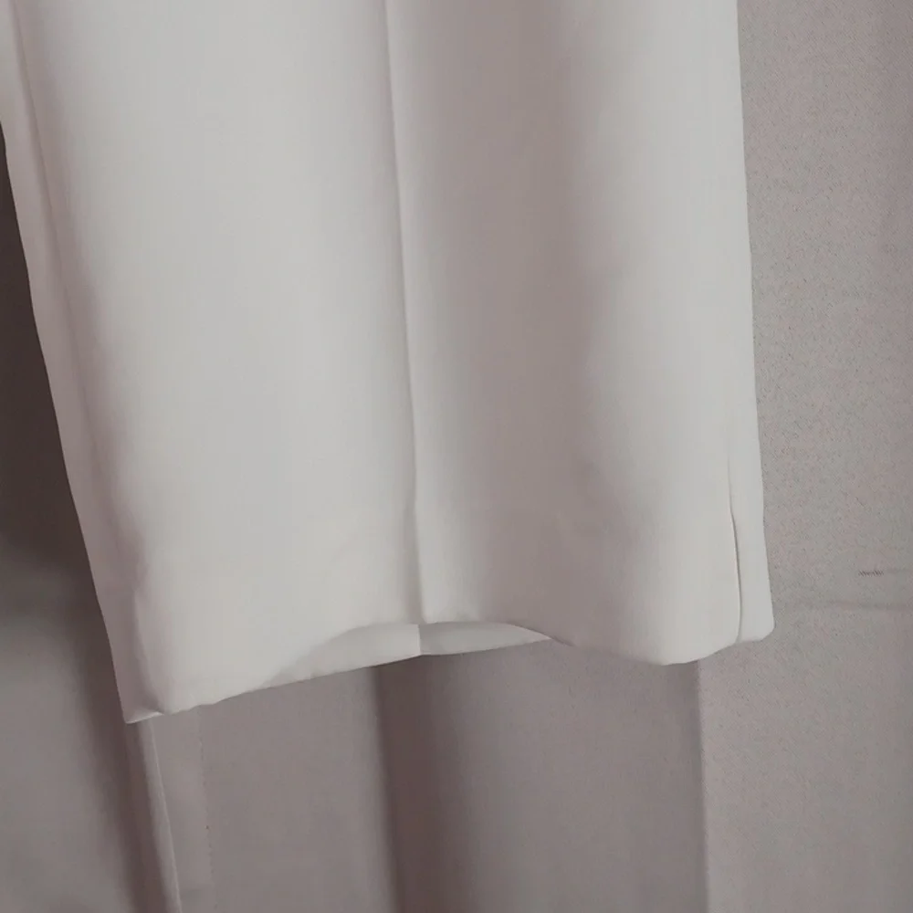 Banana Republic Hayden Crepe Wide Leg High Rise Pants Stretch Pull On Pockets XL